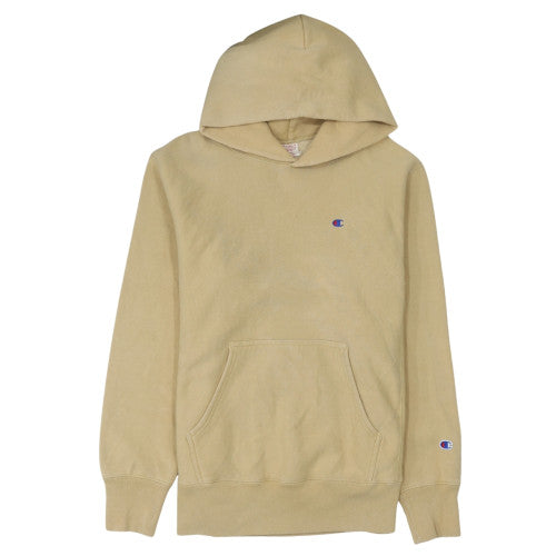 Champion Men's Beige Reverse Weave Pullover Hoodie Size L