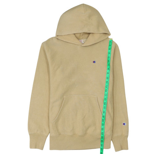 Champion Men's Beige Reverse Weave Pullover Hoodie Size L