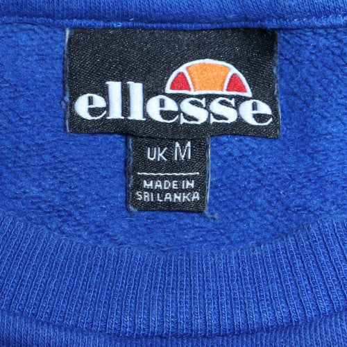 Ellesse Womens Blue Crew Neck Pullover Sweatshirt Size M