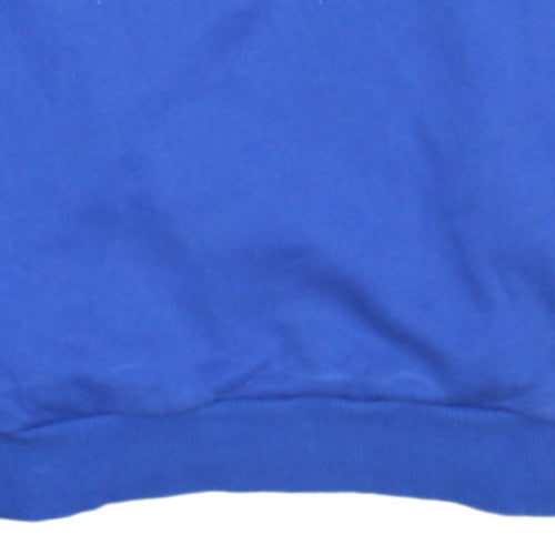 Ellesse Womens Blue Crew Neck Pullover Sweatshirt Size M