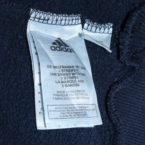 Adidas Mens Blue Logo Pullover Sweatshirt Size M Regular Fit