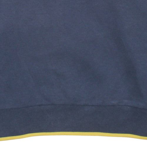 Adidas Mens Blue Logo Pullover Sweatshirt Size M Regular Fit