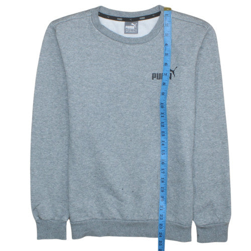 Puma Men's Grey Crew Neck Pullover Sweatshirt XS