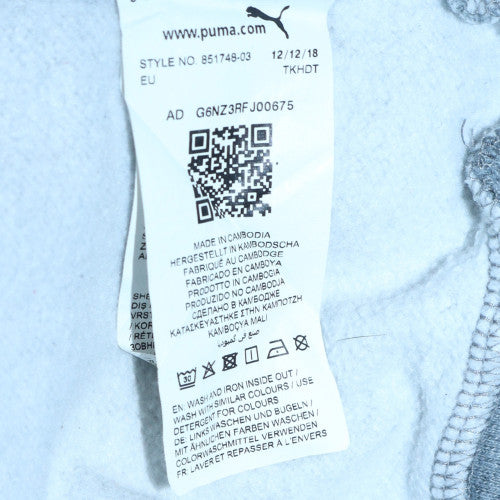 Puma Men's Grey Crew Neck Pullover Sweatshirt XS