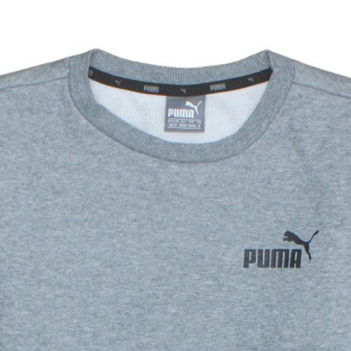 Puma Men's Grey Crew Neck Pullover Sweatshirt XS
