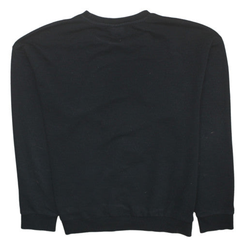 Puma Womens Black L Crew Neck Pullover Sweatshirt