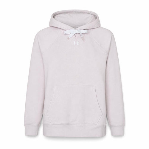 Under Armour Women Pink Hoodie Large Pullover Loose Fit Casual