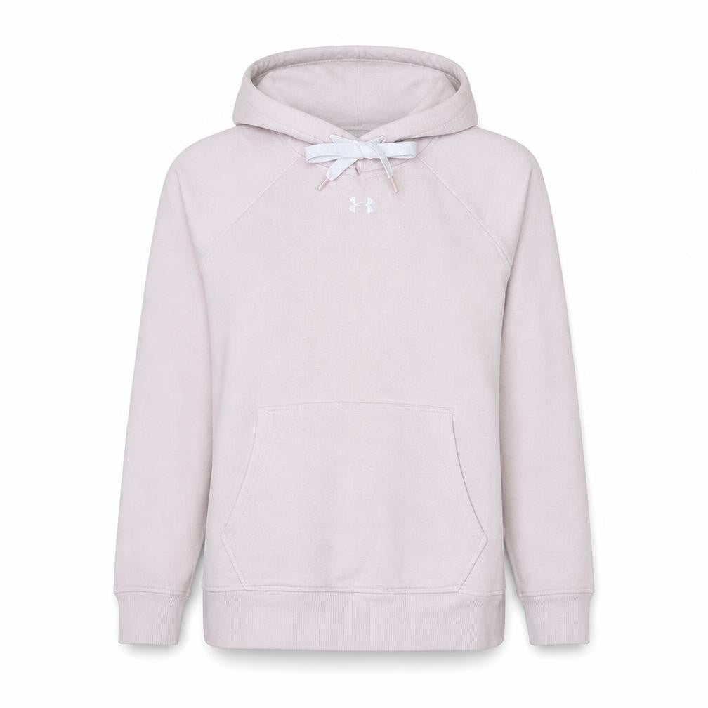 Under Armour Women Pink Hoodie Large Pullover Loose Fit Casual