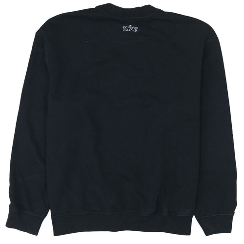 Nike Womens Black Dri-Fit Crew Neck Pullover Sweatshirt Size S