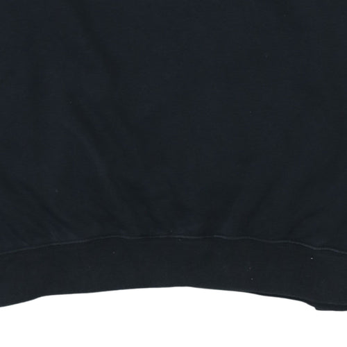 Nike Womens Black Dri-Fit Crew Neck Pullover Sweatshirt Size S