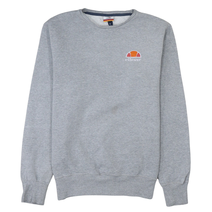 Ellesse Men's Grey Regular Fit Crew Neck Sweatshirt M