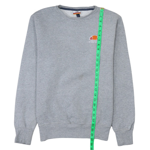 Ellesse Men's Grey Regular Fit Crew Neck Sweatshirt M