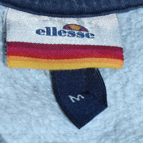 Ellesse Men's Grey Regular Fit Crew Neck Sweatshirt M