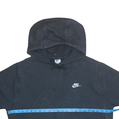 Nike Men's Black Pullover Hoodie L Logo Fleece Sweatshirt
