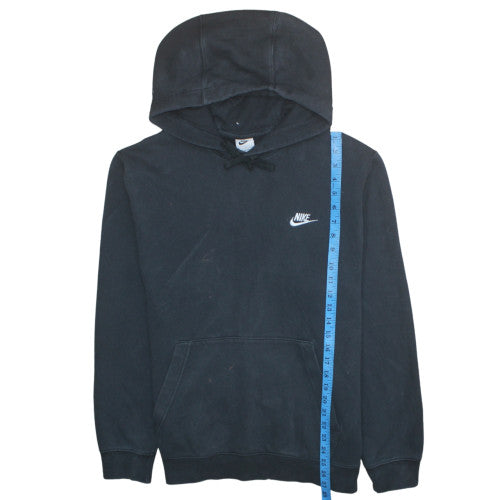 Nike Men's Black Pullover Hoodie L Logo Fleece Sweatshirt
