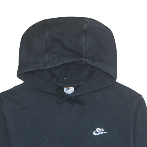 Nike Men's Black Pullover Hoodie L Logo Fleece Sweatshirt