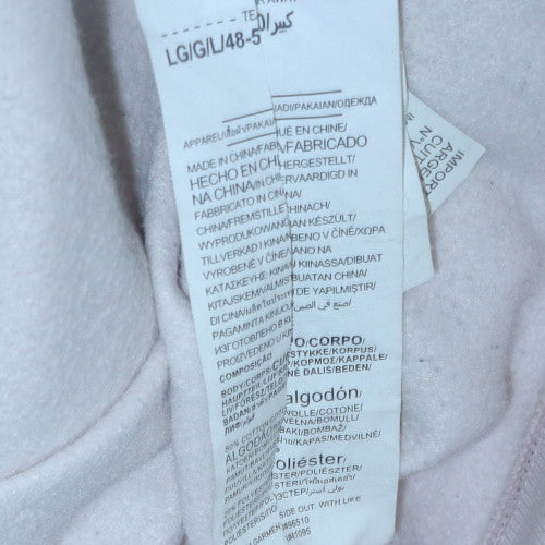 Under Armour Women's Beige Pullover Hoodie Size L Logo Design