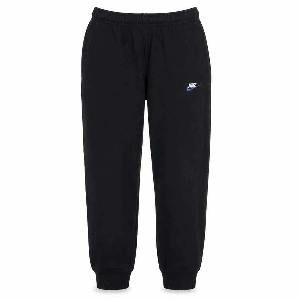 Front view of Nike Men's Black Small Fleece Sweatpants Joggers