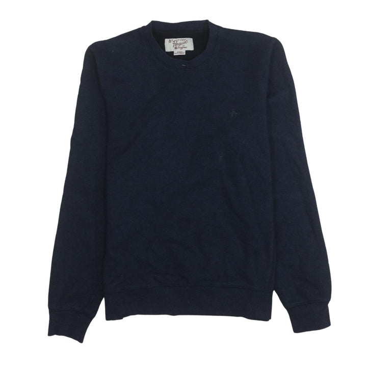 Original Penguin Men's Blue Crew Neck Sweatshirt Size M