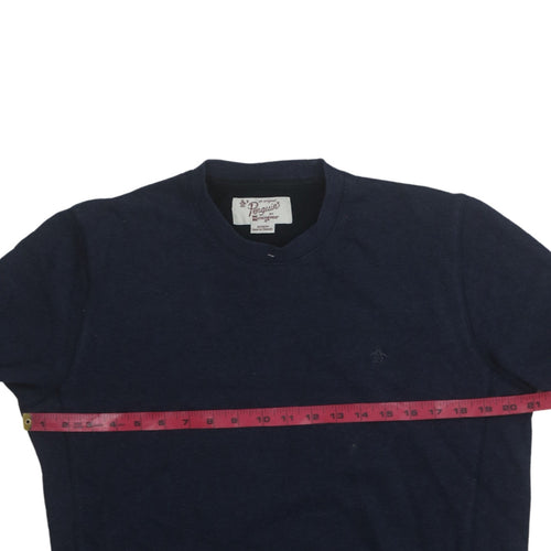 Original Penguin Men's Blue Crew Neck Sweatshirt Size M