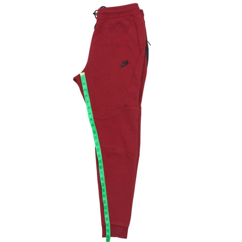 Nike Men's Red Sweatpants Jogger S Slim Fit Cotton Blend Trousers