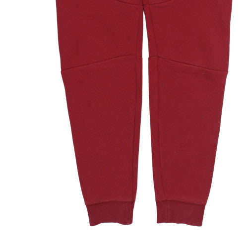 Nike Men's Red Sweatpants Jogger S Slim Fit Cotton Blend Trousers