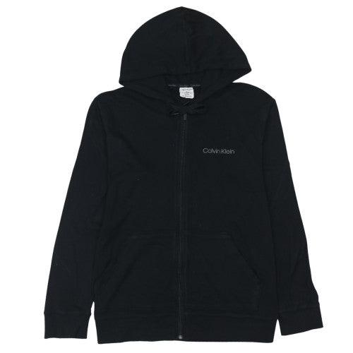 Calvin Klein Men's Black Full Zip Hoodie Size M