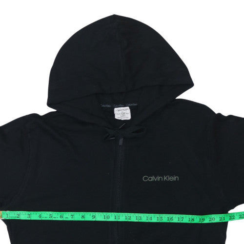 Calvin Klein Men's Black Full Zip Hoodie Size M