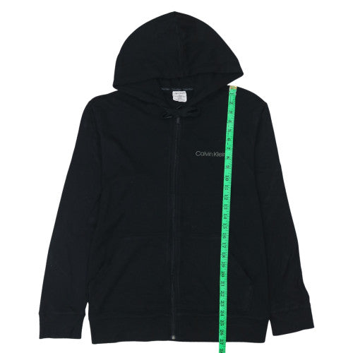 Calvin Klein Men's Black Full Zip Hoodie Size M