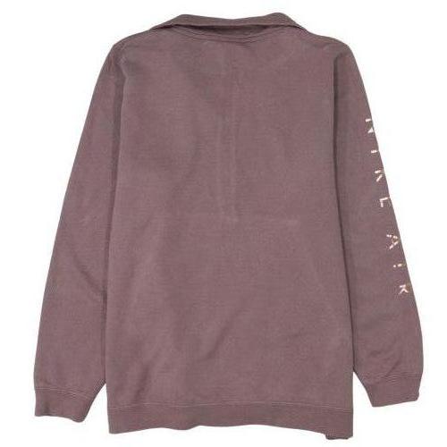 Nike Air Women's Brown 1/2 Zip Pullover Sweatshirt L