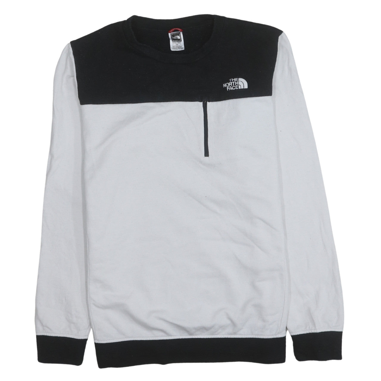 The North Face Men's White Black Pullover Sweatshirt L Outdoor