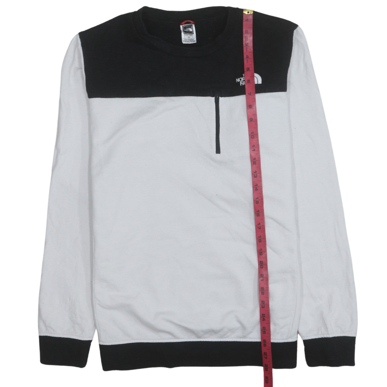 The North Face Men's White Black Pullover Sweatshirt L Outdoor