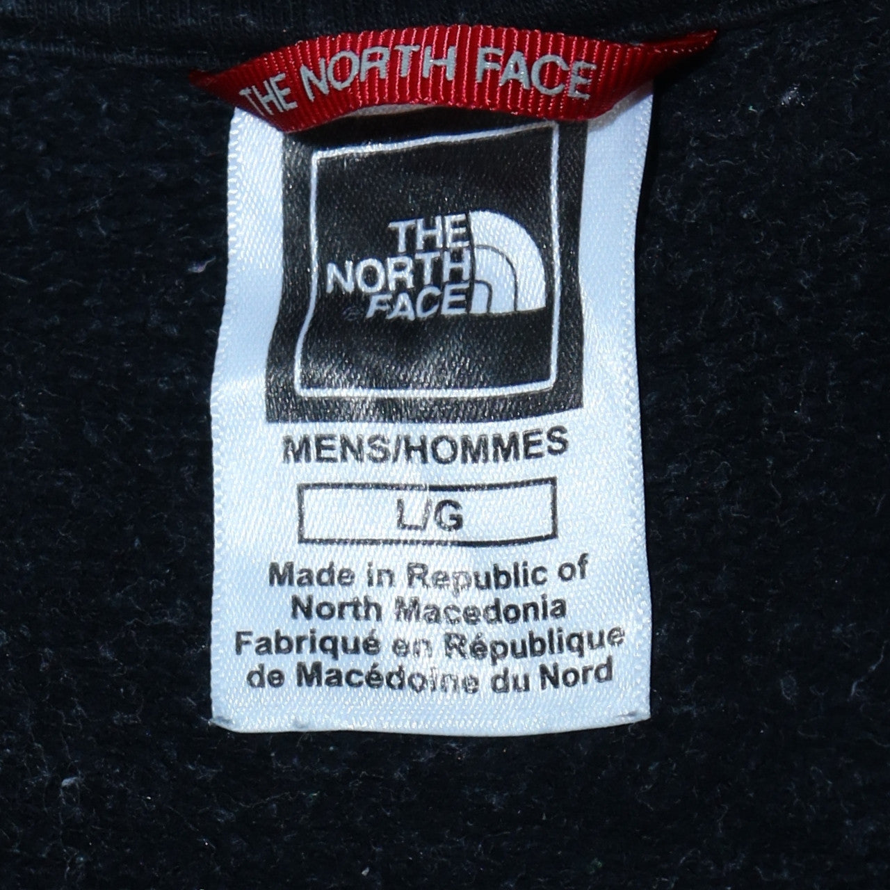 The North Face Men's White Black Pullover Sweatshirt L Outdoor