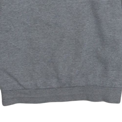 Champion Boys Grey Crew Neck Pullover Sweatshirt 13-14 Years Logo Print