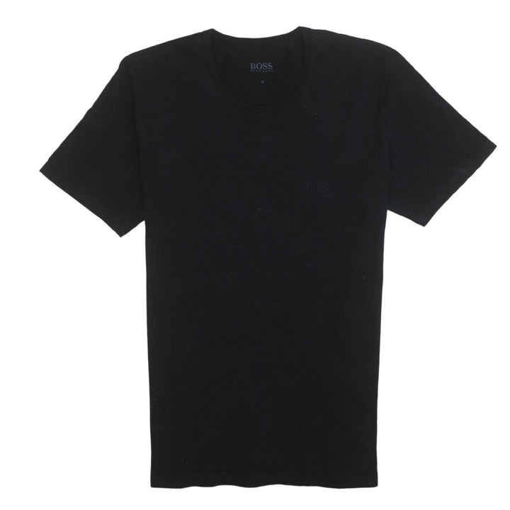 Hugo Boss Men's Black Crew Neck Cotton T-Shirt Size M