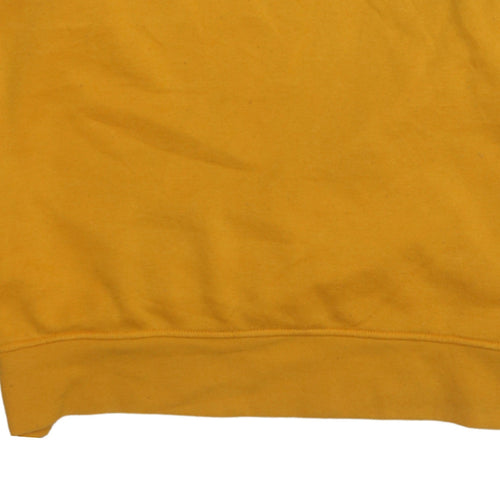 Disney Women Yellow Mickey & Co Sweatshirt Size M 12/14 Crew Neck