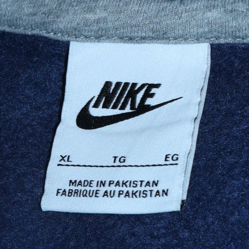 Nike Men's Blue XL Pullover Crew Neck Fleece Sweatshirt