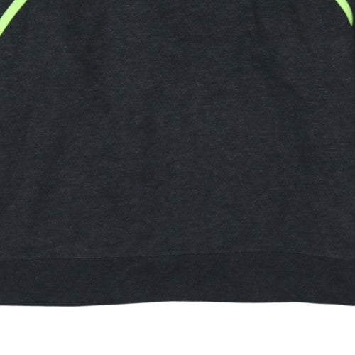 Calvin Klein Performance Women's Black Hoodie Size M Neon Trim Pullover
