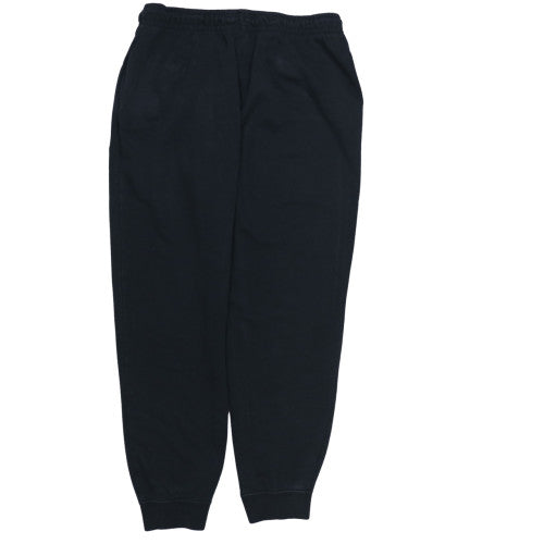 Nike Men's Black Fleece Sweatpants L Regular Fit Elastic Waist