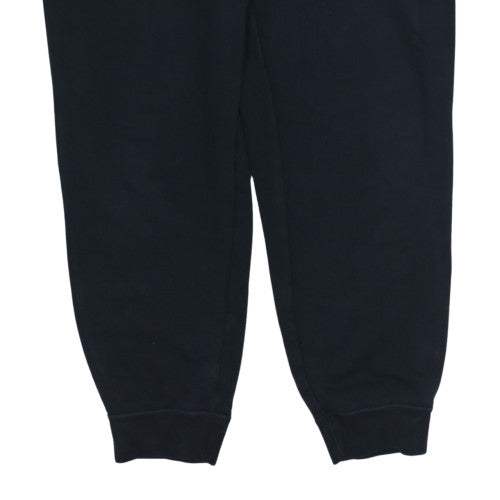 Nike Men's Black Fleece Sweatpants L Regular Fit Elastic Waist