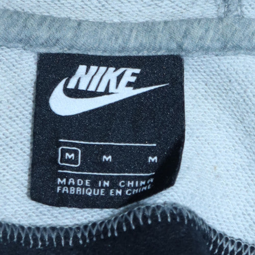 Nike Womens Grey Black 1/2 Zip Hooded Sweatshirt M