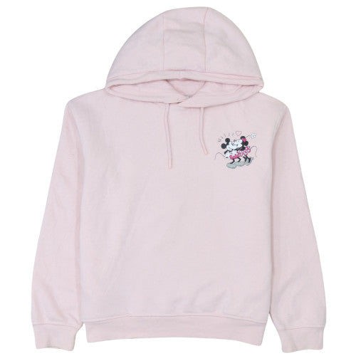 Primark Disney Women's Pink Pullover Hoodie Small Minnie Mouse Print