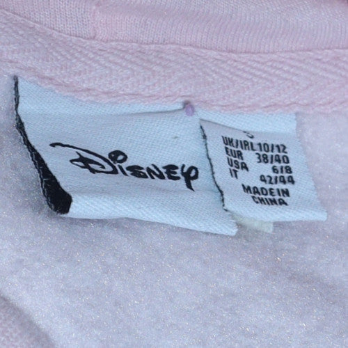 Primark Disney Women's Pink Pullover Hoodie Small Minnie Mouse Print