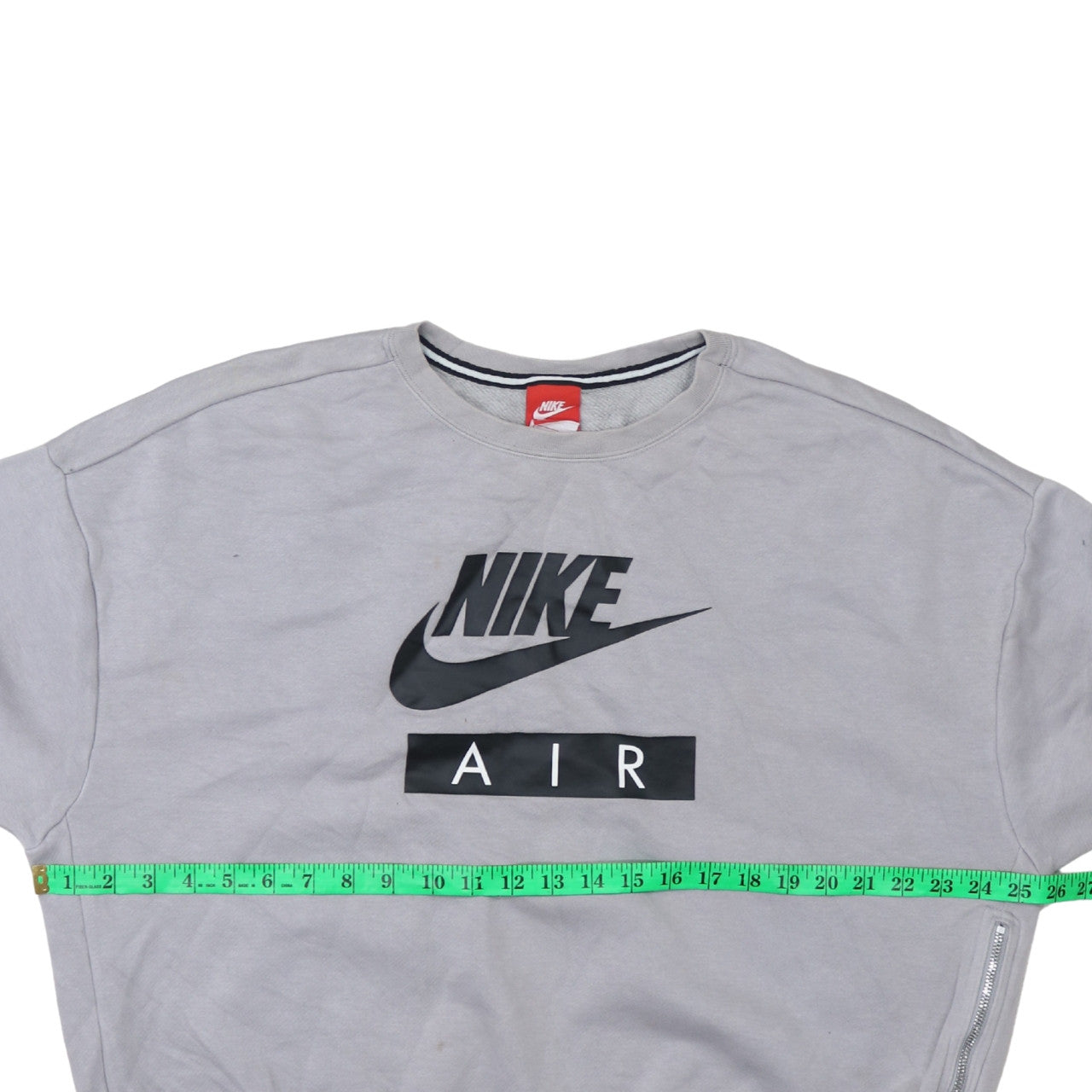 Nike Women’s Grey Air Logo Pullover Sweatshirt Size L