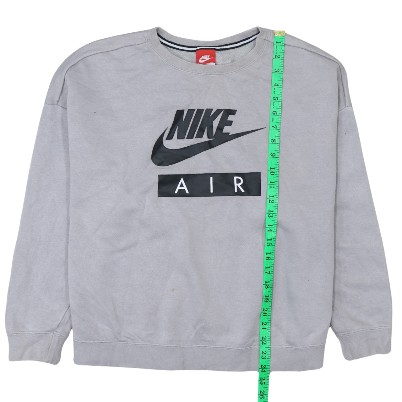 Nike Women’s Grey Air Logo Pullover Sweatshirt Size L