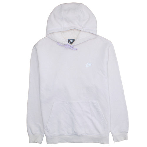 Nike Women White Pullover Hoodie XL Hooded Sweatshirt Casual