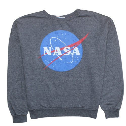 Primark Women’s Grey NASA Graphic Pullover Sweatshirt L 14/16