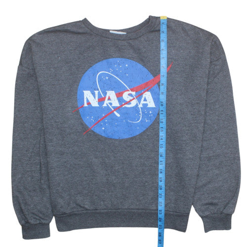 Primark Women’s Grey NASA Graphic Pullover Sweatshirt L 14/16