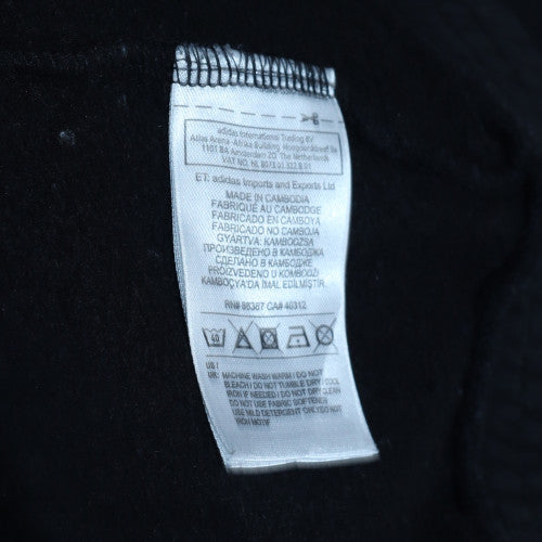 Adidas Men's Black Full Zip Hoodie Small Regular Fit Sportswear