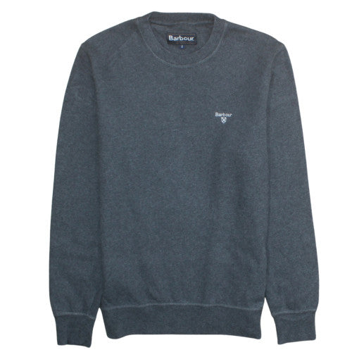 Barbour Men's Grey Cotton Crew Neck Pullover Sweatshirt Size S